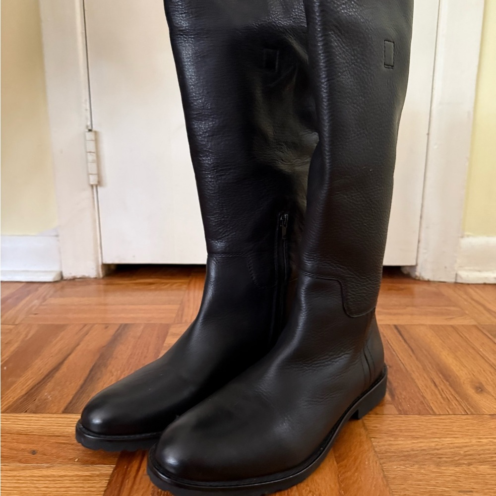 Johnston & Murphy Black Leather Boots - Size 10